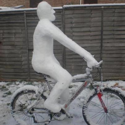 is it too cold to cycle to work today?